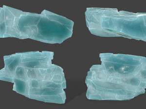 ice rocks 3D Model
