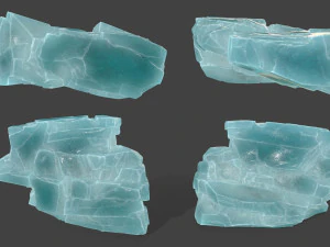 ice rocks 3D Model