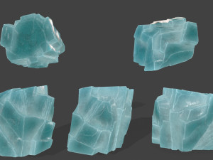 ice rocks 3D Model