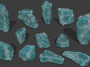 ice rocks 3D Model