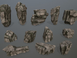 rocks 3D Model