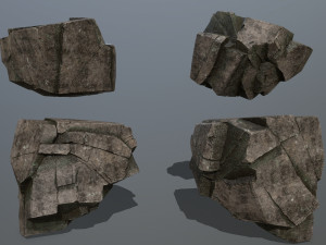 rocks 3D मॉडल
