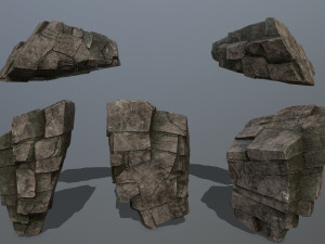 rocks 3D मॉडल