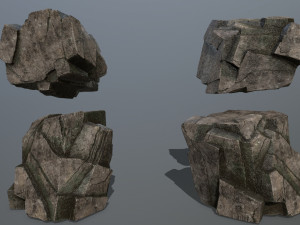 rocks 3D मॉडल