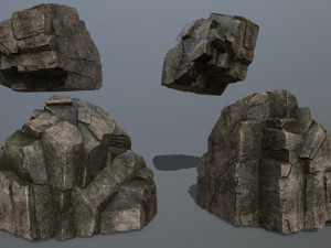 rocks 3D मॉडल