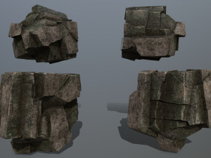 rocks 3D मॉडल