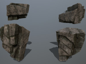 rocks 3D मॉडल