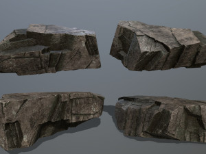 rocks 3D मॉडल