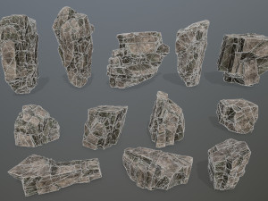 rocks 3D मॉडल