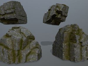 rocks 3D-Modell