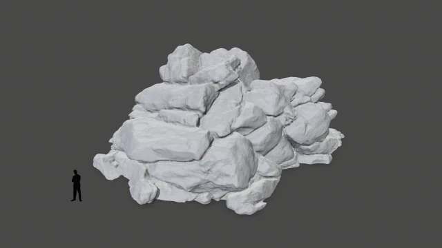 Stl rock 3D Print Model .c4d .max .obj .3ds .fbx .stl .blend 