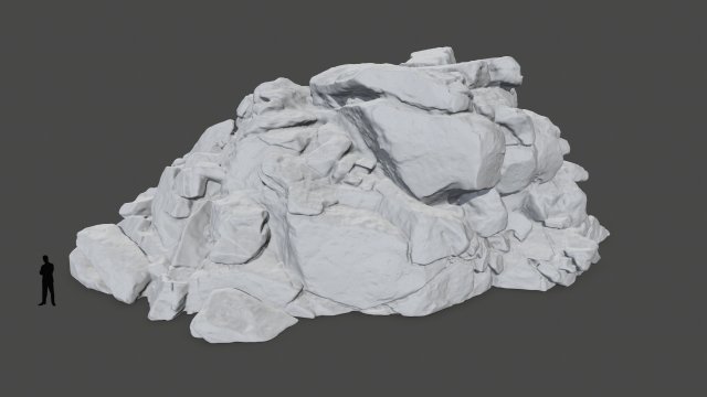 Stl rock 3D-Druckmodell .c4d .max .obj .3ds .fbx .stl .blend 