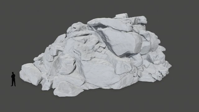 Stl rock 3D Print Model .c4d .max .obj .3ds .fbx .stl .blend 