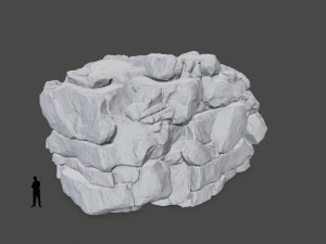 Stl rock 3D Print Model