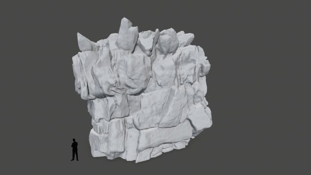 Stl rock 3Dプリントモデル .c4d .max .obj .3ds .fbx .stl .blend 