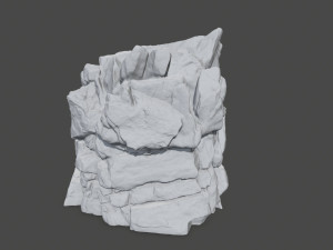 Stl rock 3Dプリントモデル