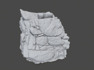 Stl rock 3Dプリントモデル