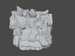 Stl rock 3Dプリントモデル