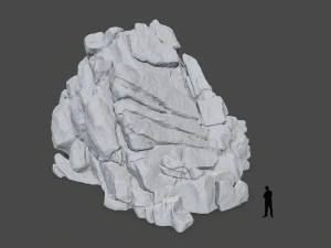STL rock Model do druku 3D