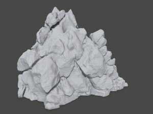 Stl rock 3Dプリントモデル