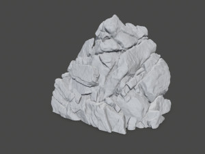 Stl rock 3Dプリントモデル
