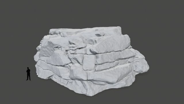 Stl rock 3D Print Model .c4d .max .obj .3ds .fbx .stl .blend 