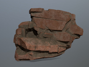 desert rock set Modèle 3D