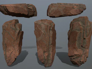 desert rock set 3D Model