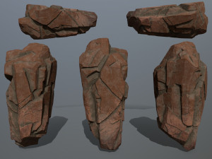 desert rock set Modèle 3D