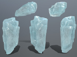 ice rocks 3D Model