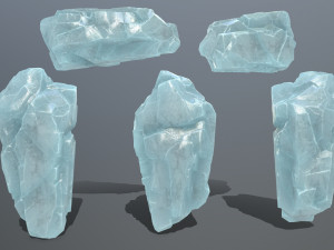 ice rocks 3D Model