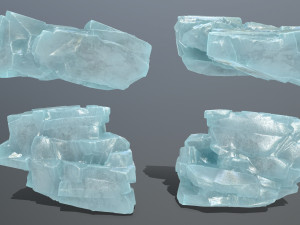 ice rocks 3D Model