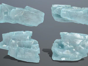 ice rocks 3D Model