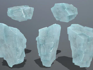 ice rocks 3D Model