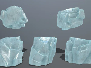 ice rocks 3D Model