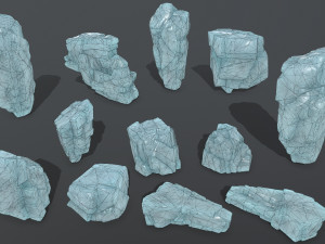 ice rocks 3D Model