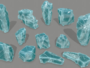 ice rocks 3D Model