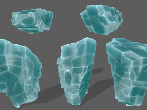 ice rocks 3D Model