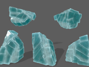 ice rocks 3D Model