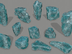 ice rocks 3D Model