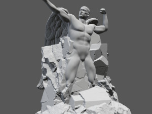 angel statue Modelo de Impressão 3D