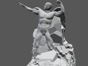 angel statue 3D 打印模型