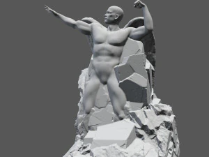 angel statue 3D Print Model
