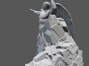 angel statue 3D 打印模型