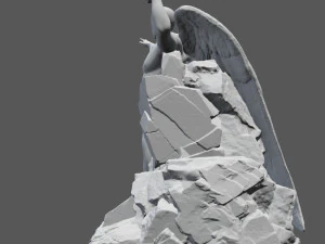 angel statue 3D Print Model