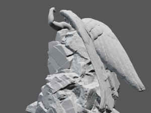 angel statue 3D 打印模型