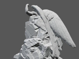 angel statue 3D Print Model