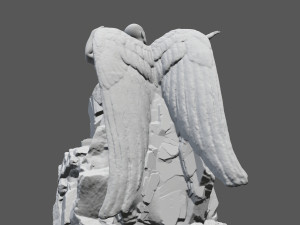 angel statue 3D 打印模型