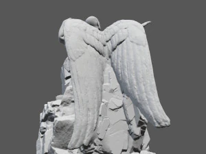 angel statue 3D Print Model