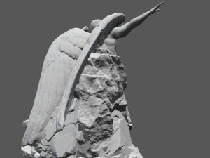 angel statue 3D 打印模型